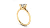 9ct Gold 6 prong Solitaire with 1ct Moissanite - Minted Jewellery