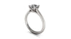9ct Gold Solitaire with 1ct Moissanite - Minted Jewellery