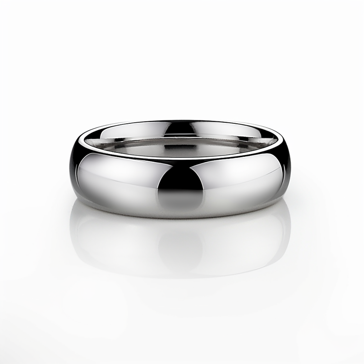 D-Band Sterling Silver Ring - Minted Jewellery