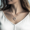 Heart Sterling Silver Necklace - Minted Jewellery