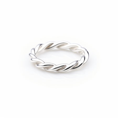 Sterling Silver Twist Ring - Minted Jewellery