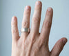 South African 1c coin ring worn on the ring finger - Minted Jewellery