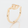 Curled Wave Band - Minted Jewellery