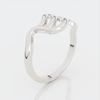 Curled Wave Band - Minted Jewellery