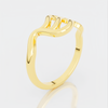 Curled Wave Band - Minted Jewellery