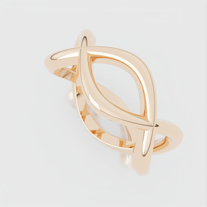 Marquise Split Band - Minted Jewellery