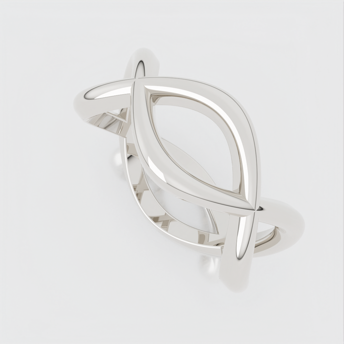 Marquise Split Band - Minted Jewellery