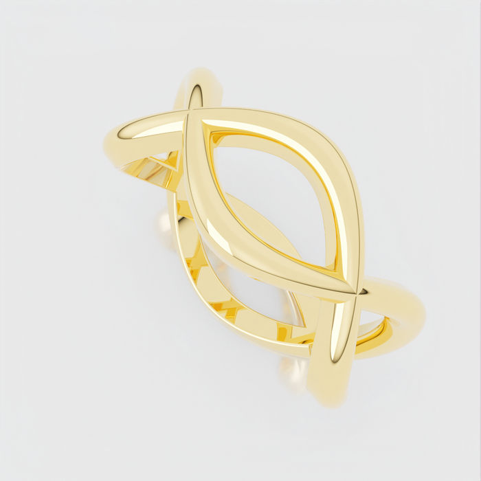 Marquise Split Band - Minted Jewellery