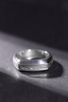 Mens Silver Meteorite Ring - Minted Jewellery