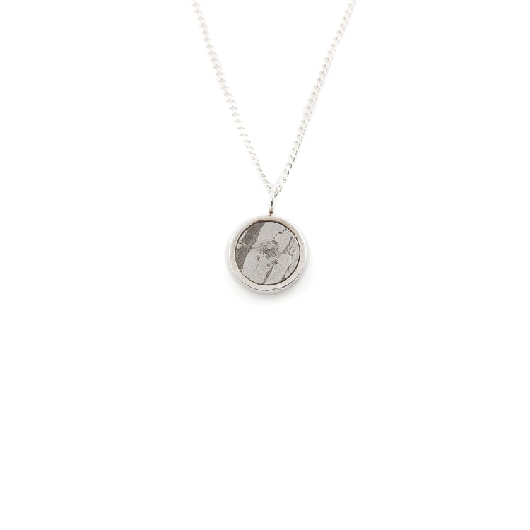 Round Meteorite Necklace - Minted Jewellery