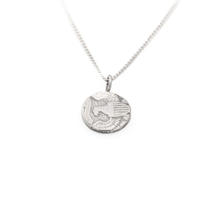 Round Silver Necklace - Minted Jewellery
