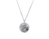 Round Silver Necklace - Minted Jewellery