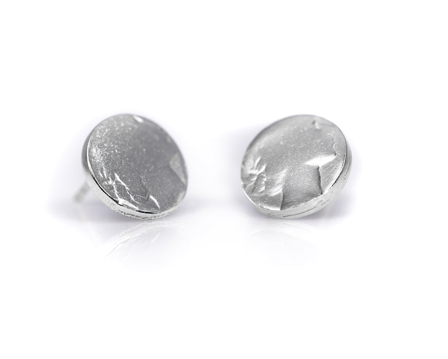 Silver Coin Earring (Stud) - Minted Jewellery